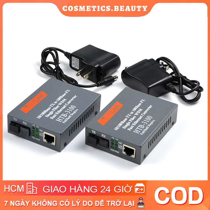 Bộ chuyển đổi quang điện, converter quang 10/100Mb/1000Mb 1 sợi và 2 sợi Mercury, Netlink