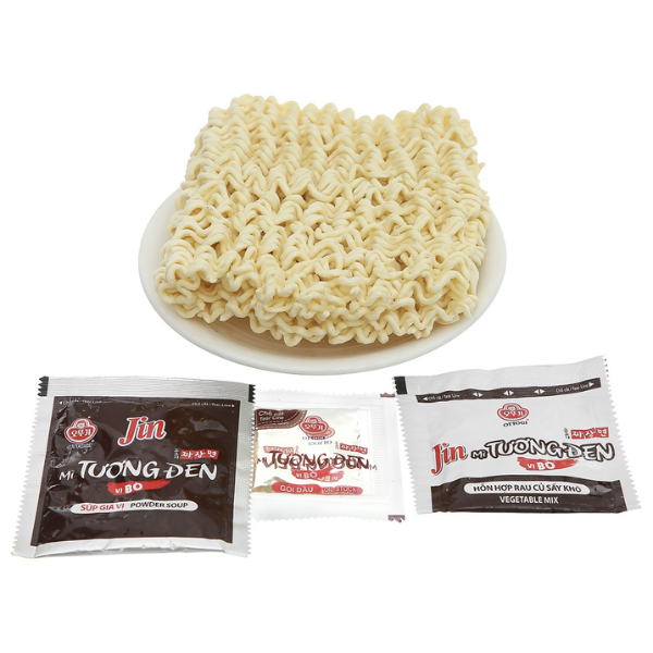 [Siêu thị WinMart] - Mì tương đen Jin Ottogi vị bò gói 135g