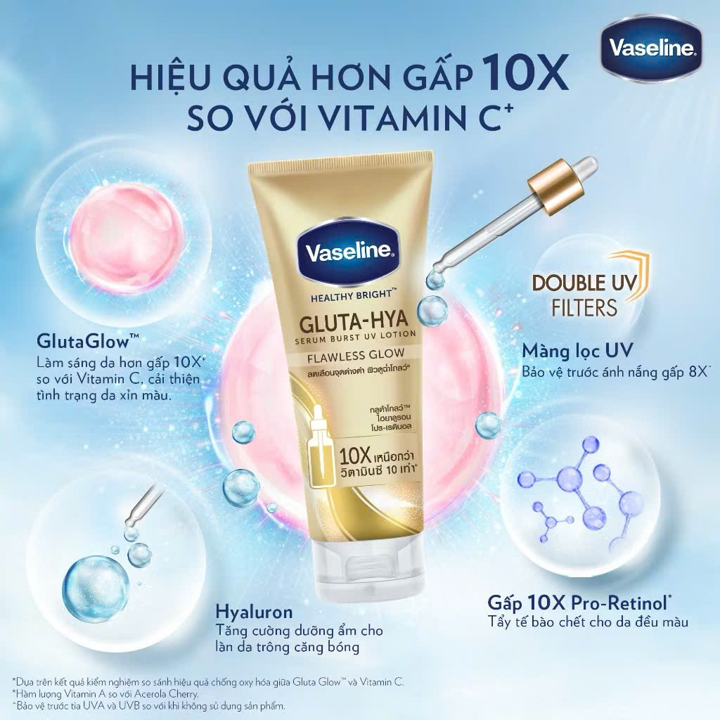 Sữa Dưỡng Thể VASELINE 10X Thái Lan 300ml
