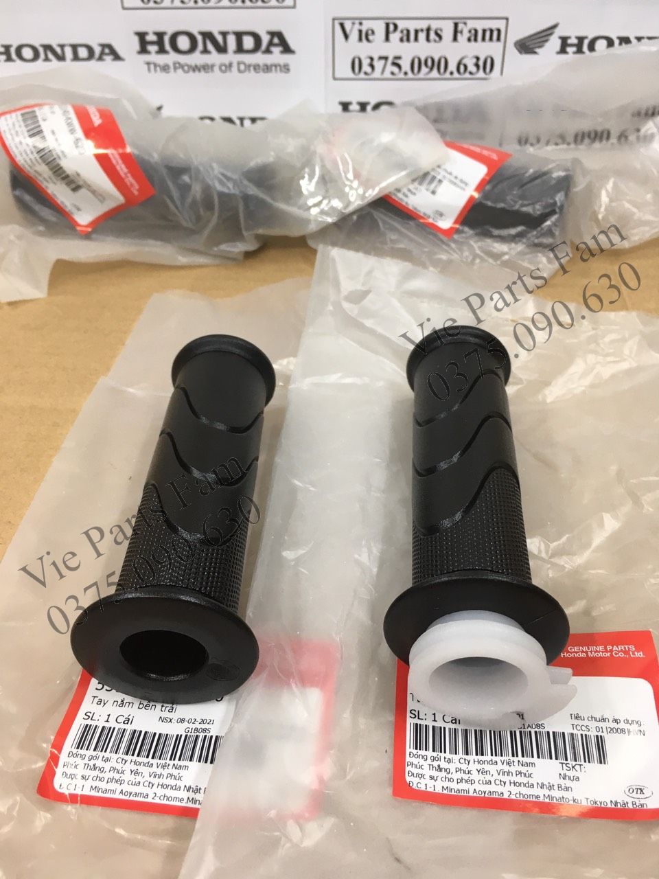 BỘ BAO TAY AB 125 / AB 110 FI/ VISION / LEAD 125 / WAVE 110/ FUTURE MẬP ĐỜI 1 DÂY GA CHÍNH HIỆU HONDA MOTOR VN