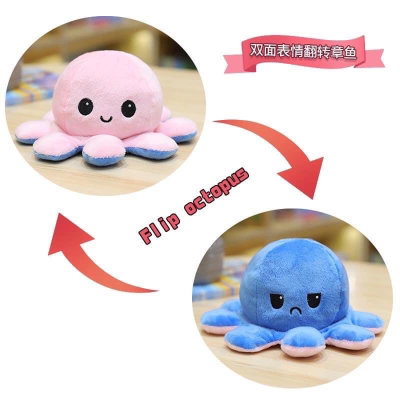 BẠCH TUỘC CẢM XÚC 2 MẶT Sz 20cm SIÊU CUTE