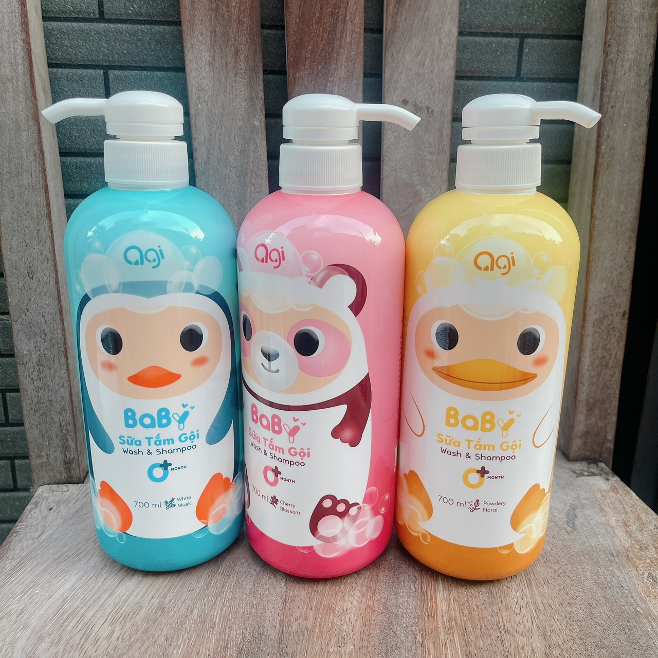 [CHÍNH HÃNG]SỮA TẮM GỘI AGI CHO BÉ /500ML