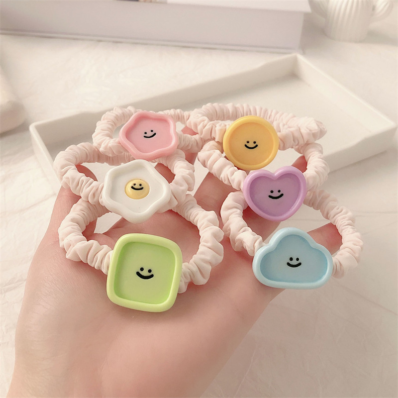 MEOWU Dây Cột Tóc Hình Dễ Thương Mang Màu Sắc