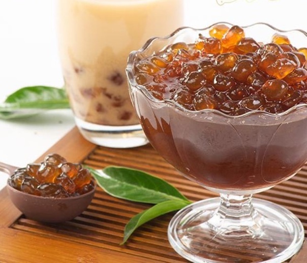 Trân châu caramel ĐEN 3Q BIBI JELLY bịch 2kg (trân châu giòn)