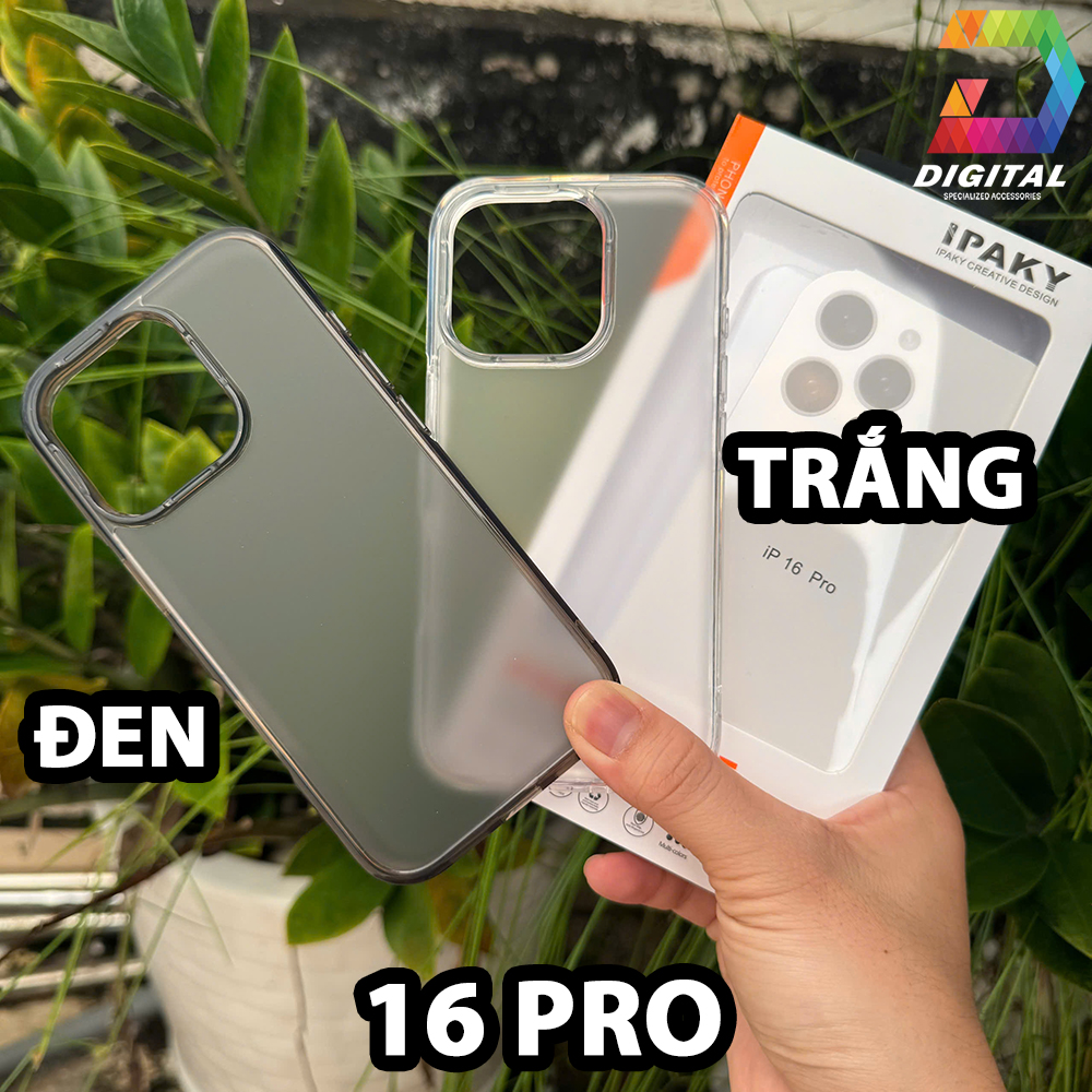Ốp Lưng iPhone Viền Silicon Chống Va Đập Cao Cấp Chính Hãng iPAKY Bản 2026