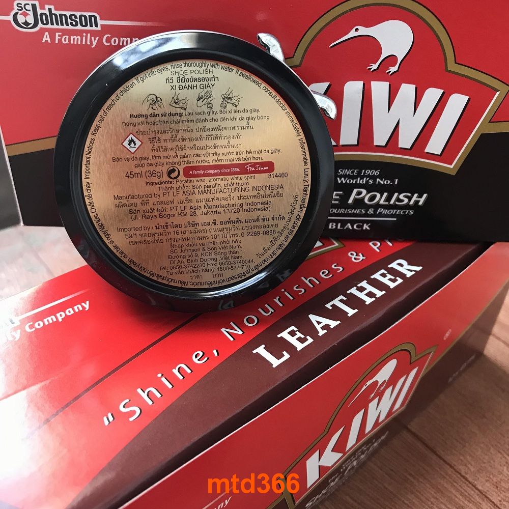 Xi Đánh Giày Màu Đen 45ml Kiwi Paste Sp Black