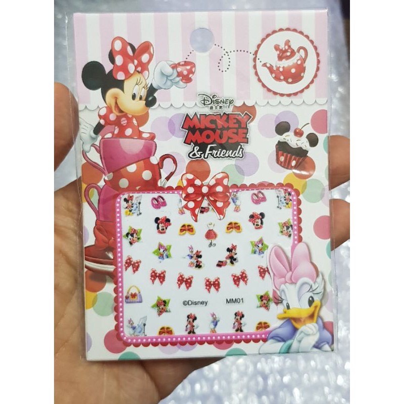 Sét sticker dán móng tay 3D nhiều mẫu mới cho bé