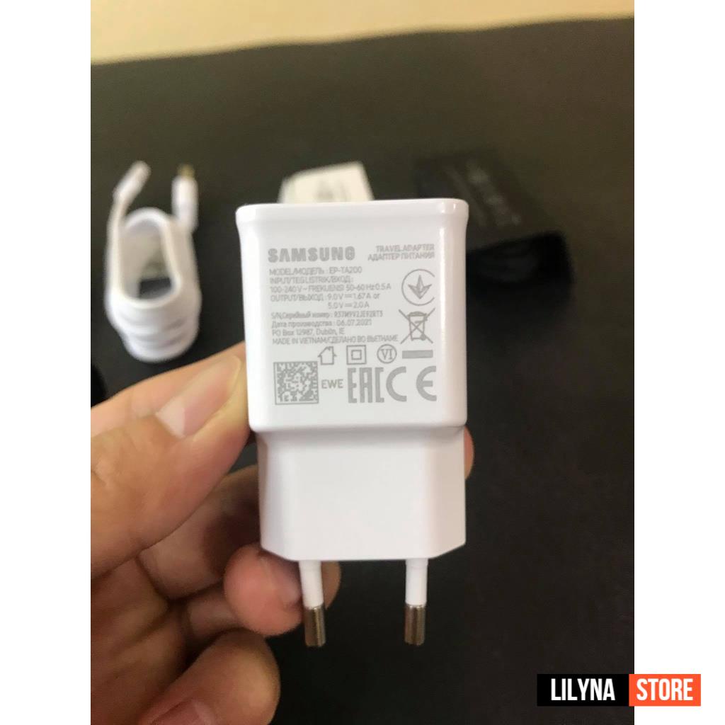 Bộ Sạc Nhanh Samsung Galaxy S8/S9/S10/S10 Note Plus, chân type C / micro USB