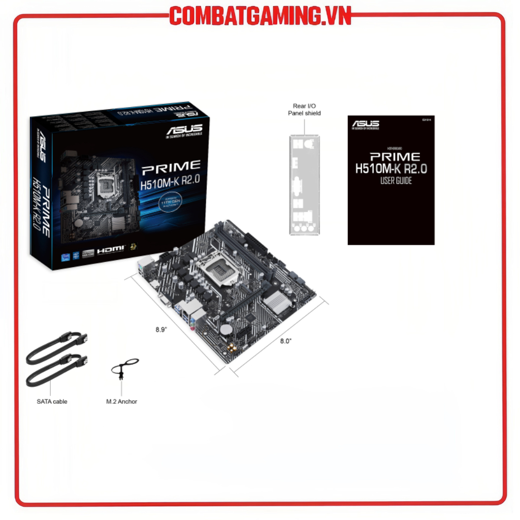 ASUS PRIME H510M-K R2.0 Authentic Mortherboard