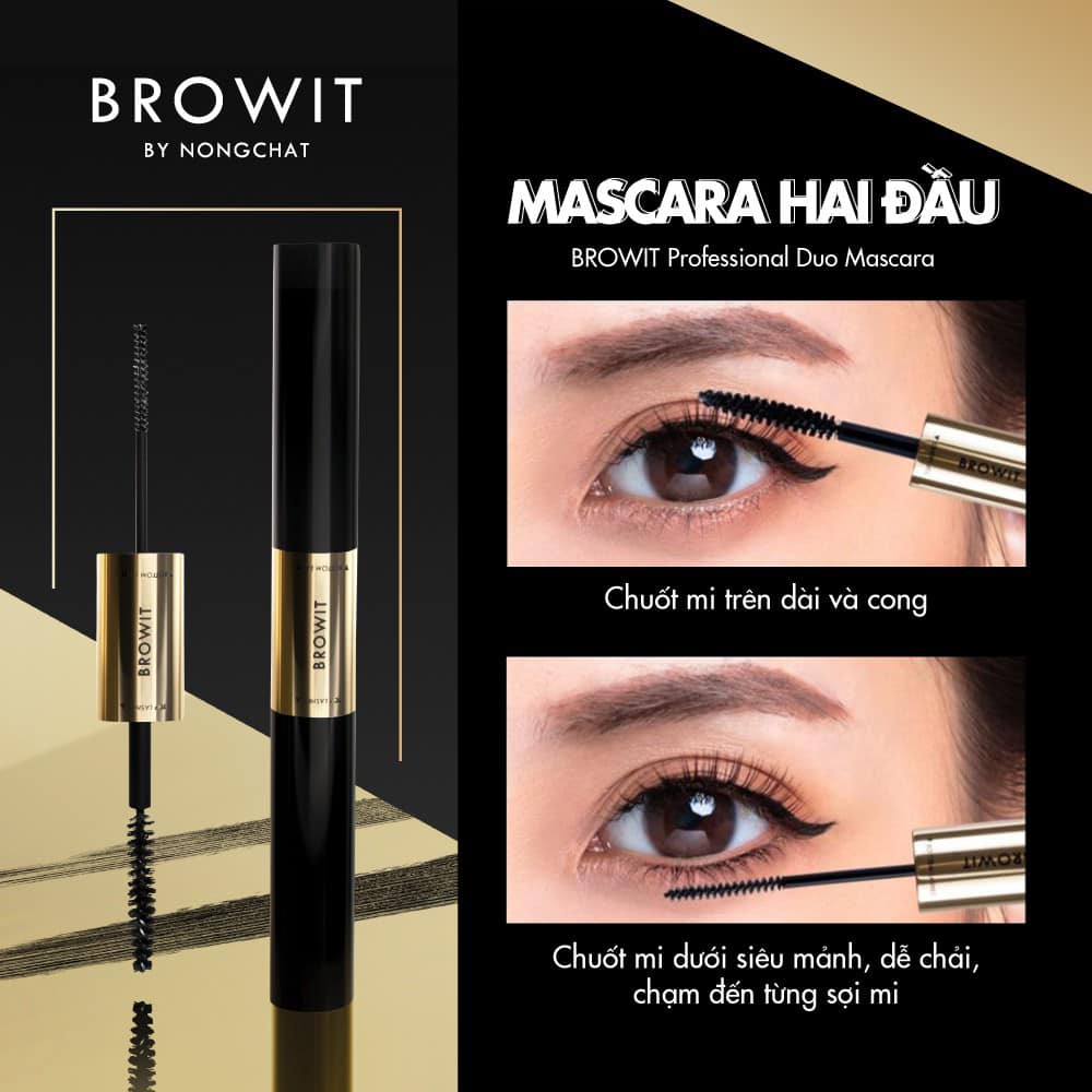 [HCM]Mascara 2 Đầu Browit Professional Duo