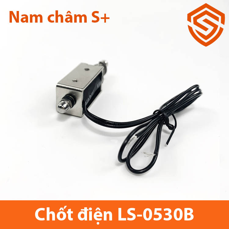 Khóa cửa nam châm điện LS-0530B 12V 24V (chốt điện)