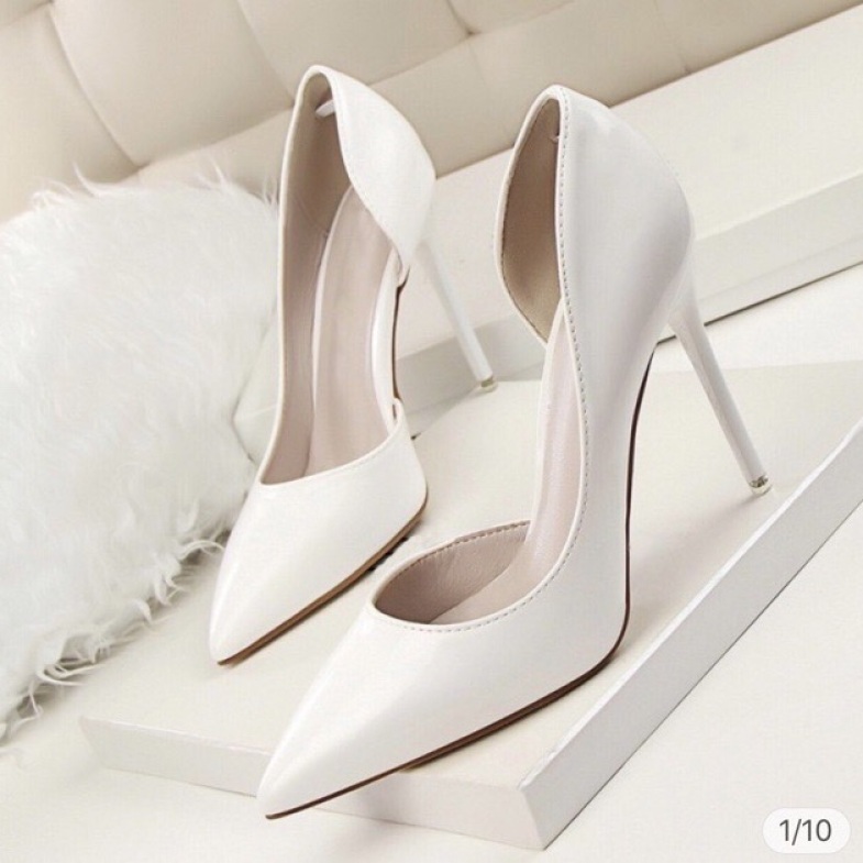 Giày Cao Gót Hở Eo 9P - VNXK Cao Cấp - Full Size 34-40 giá rẻ