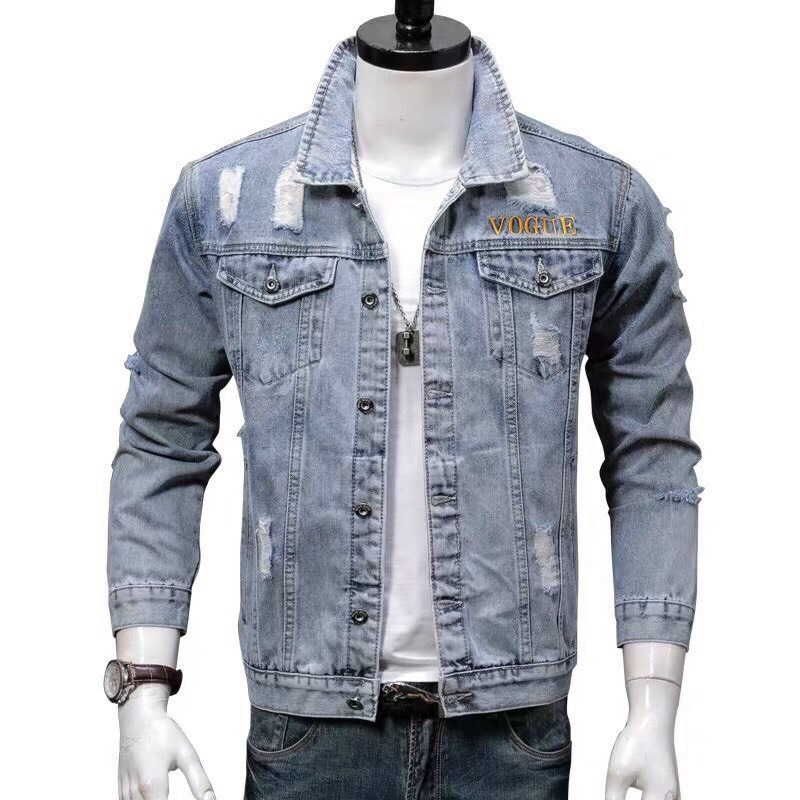 [HCM][HOT..HOT..] Áo khoác jean nam chất bò cao cấp áo khoác jean phong cách hàn quốc form chuẩn đẹp thời trang Cheryshop94 C589