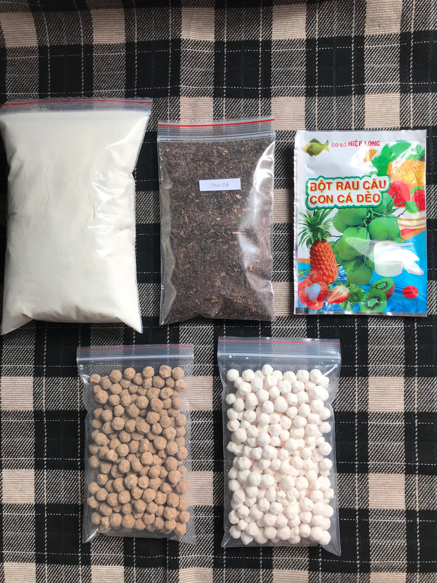 Set Nguyên Liệu Trà Sữa Thái Đỏ