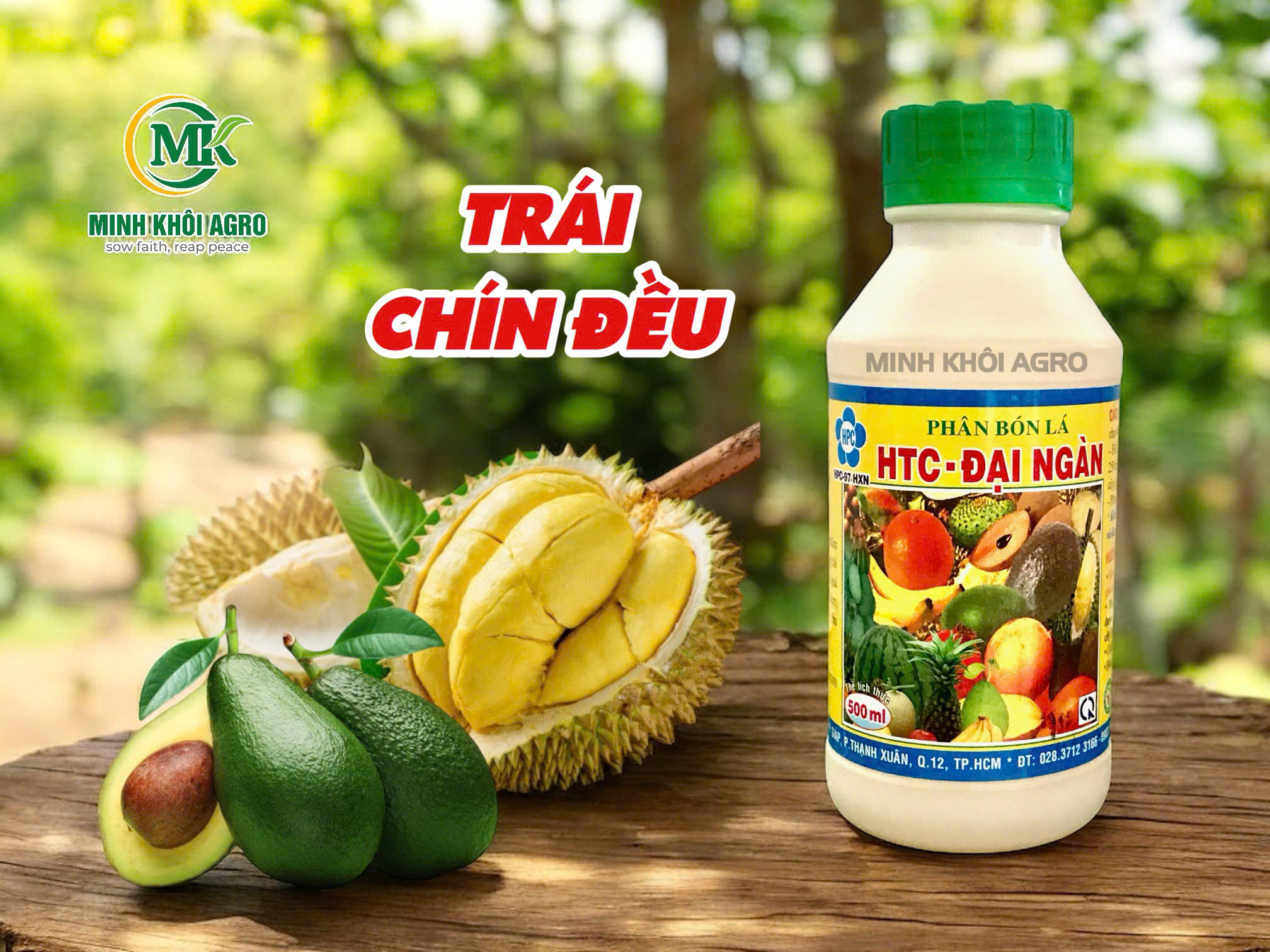 Phân bón lá HTC Đại Ngàn | Nhúng chín trái