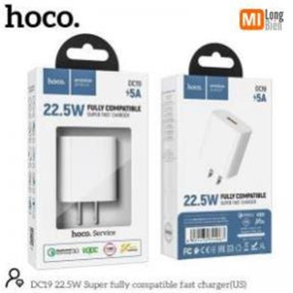 Bộ Sạc Nhanh Hoco DC19 Micro//Type-C (22,5W-5A)- Hỗ trợ sạc siêu nhanh