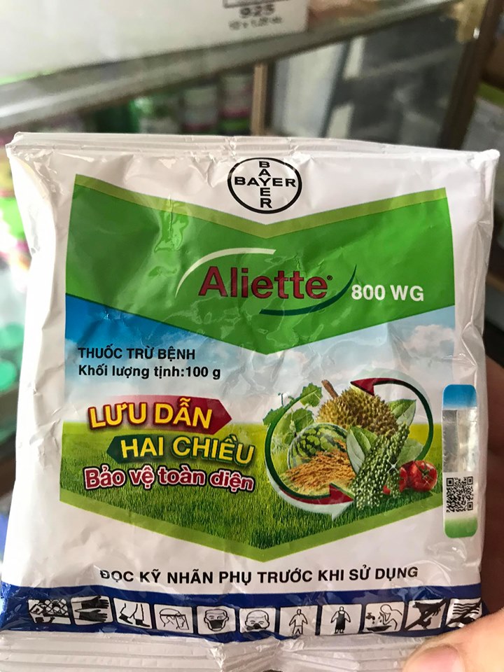 Thuốc trừ nấm bệnh cao cấp Aliette 800WG - Chính hãng (100gr)