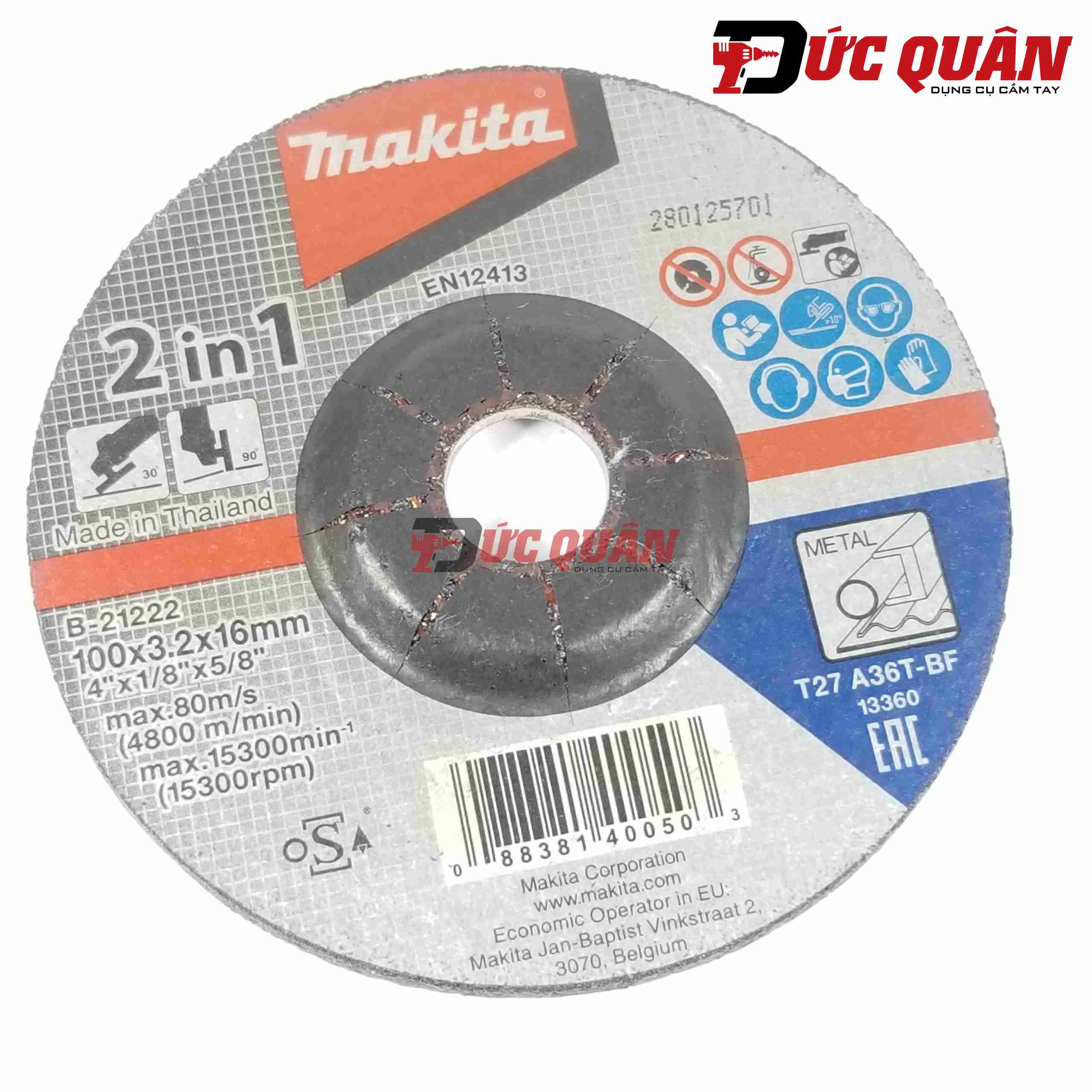 Đá mài và cắt 2 trong 1 makita b-21222
