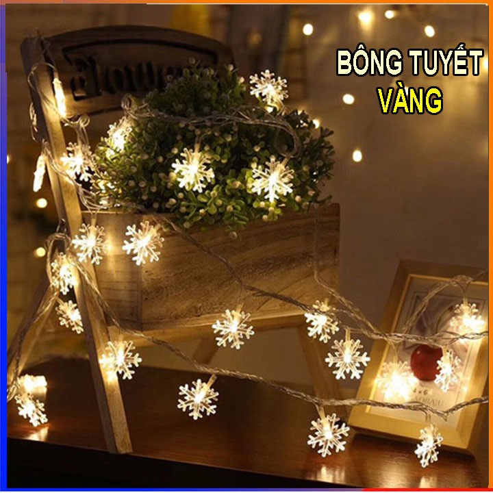 Đèn Led Pha Lê Trong Suốt Dây Dài 5m chống nước