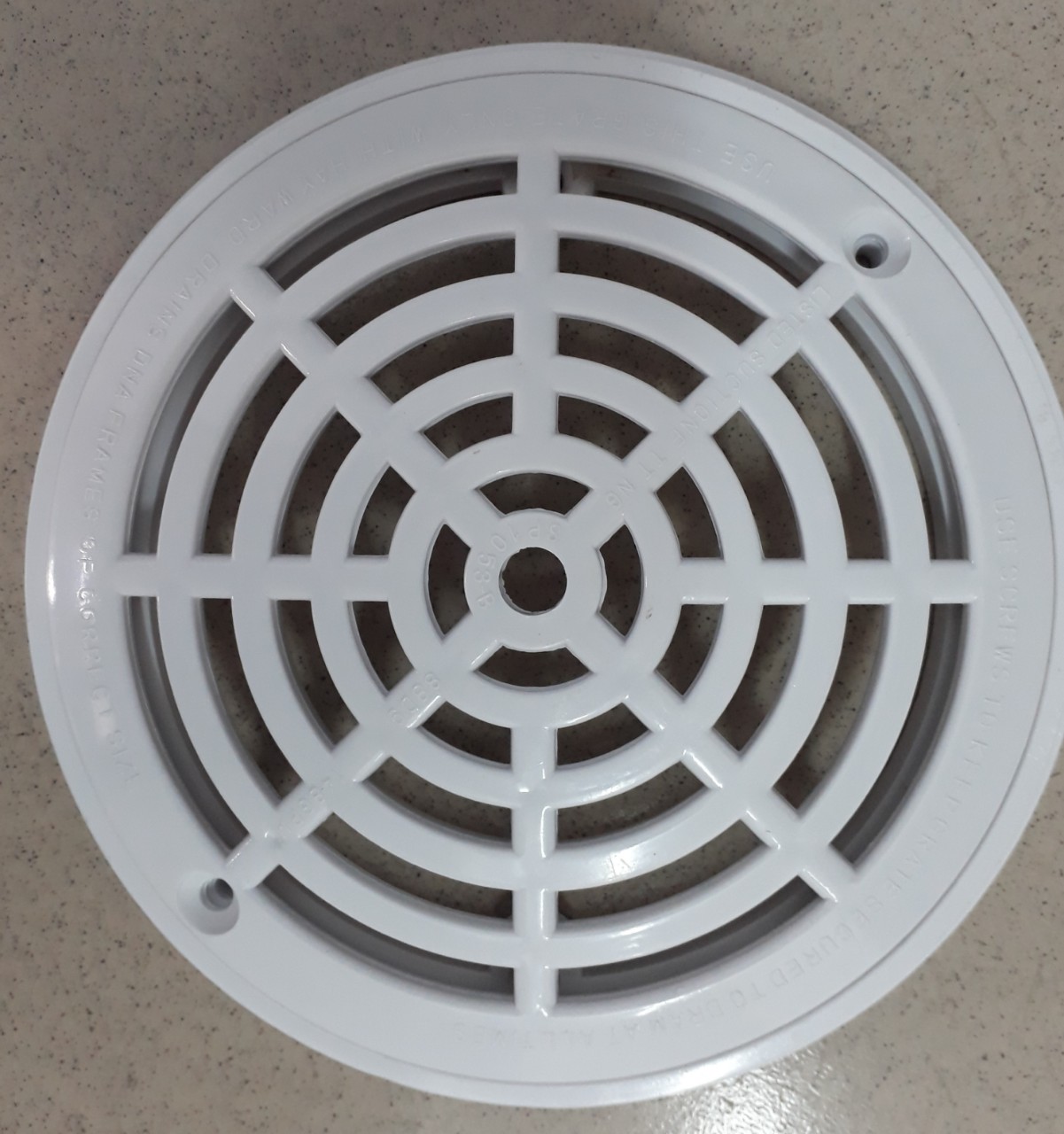 Nắp thu nước đáy hồ bơi D200 hiệu Hayward SP-1030 - chuyên dùng hút các cặn bẩn dưới đáy hồ bơi, tuần hoàn nước hồ bơi - thiết bị vệ sinh hồ bơi