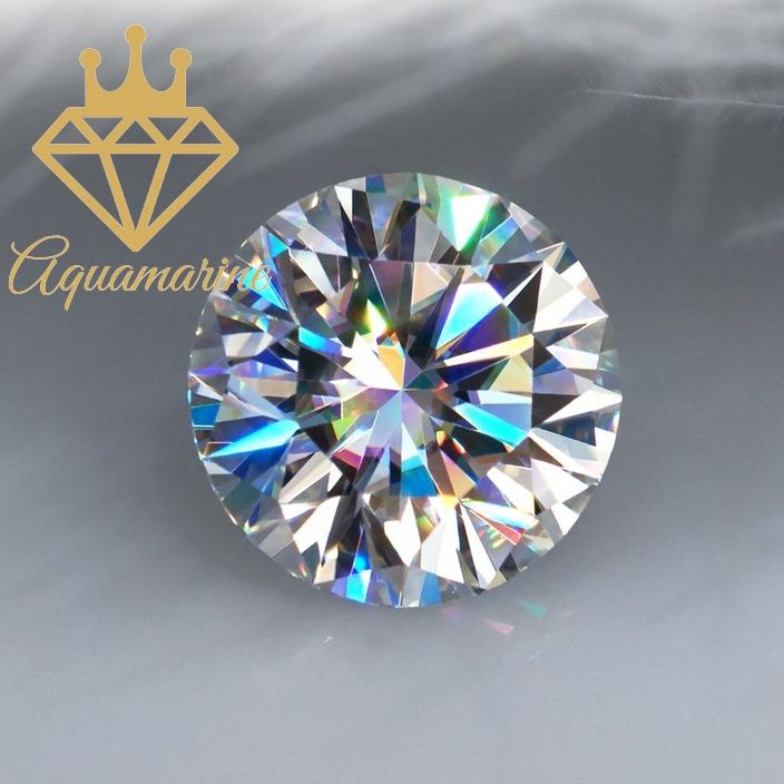 Kim cương nhân tạo Mỹ Moissanite giác cắt tròn (đủ size)