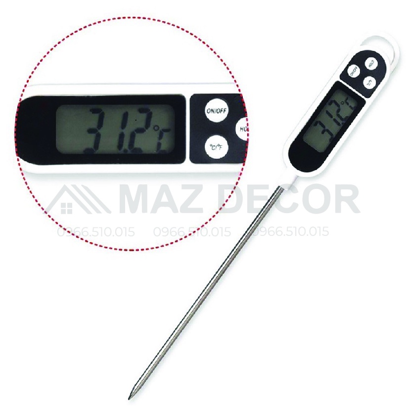[Giá sỉ] Nhiệt Kế Đo Độ Nước Pha Sữa, Nước Tắm, Thực Phẩm TP300