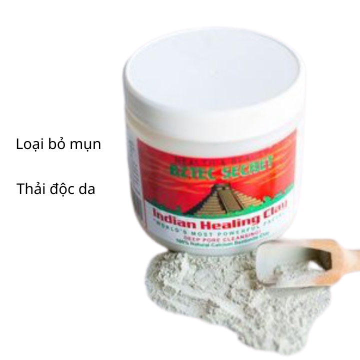 Mặt nạ đất sét Aztec mẫu 200g loại bỏ mụn , thải độc da