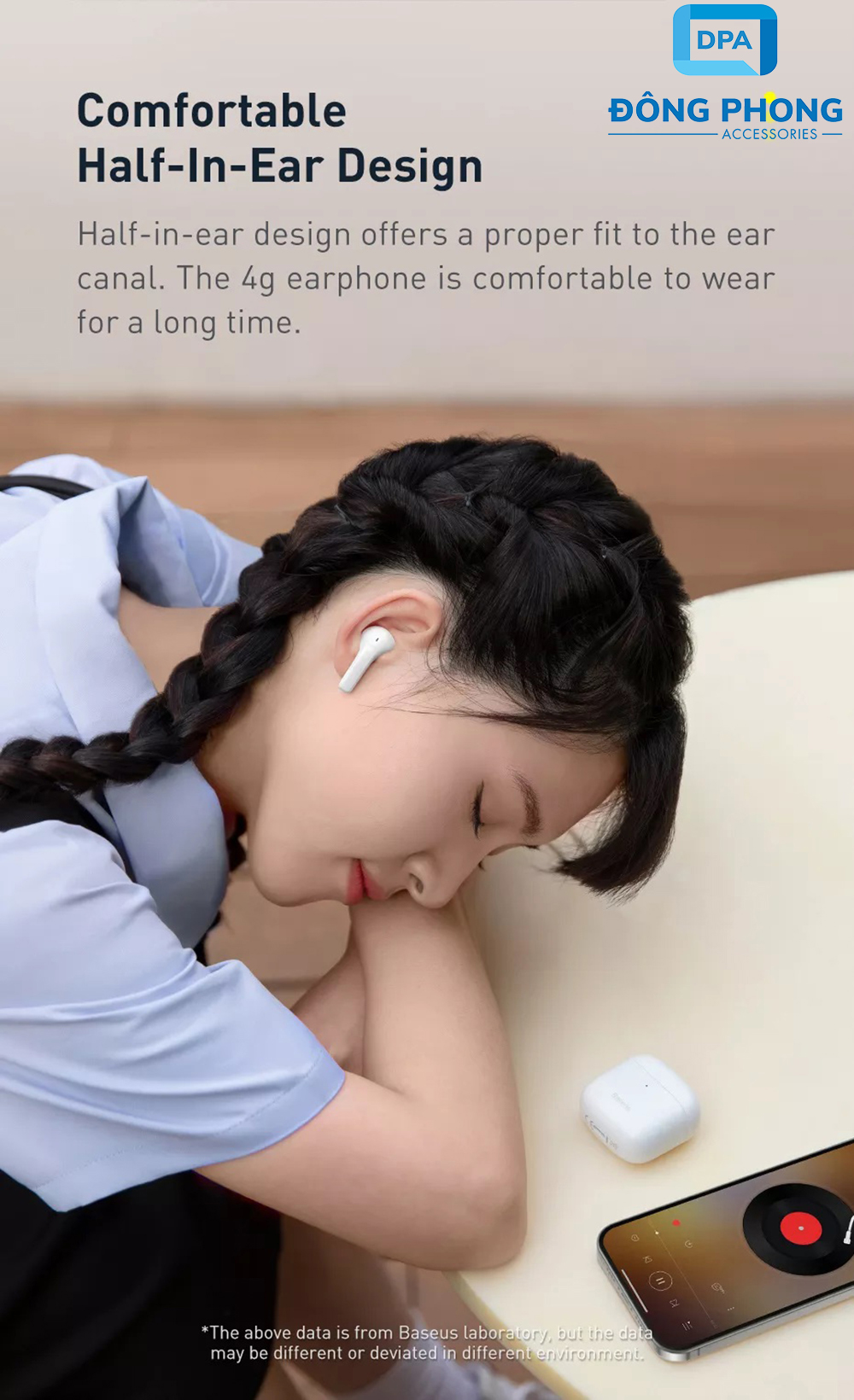 Tai Nghe Bluetooth Baseus Bowie E3 True Wireless Earbuds Chính Hãng