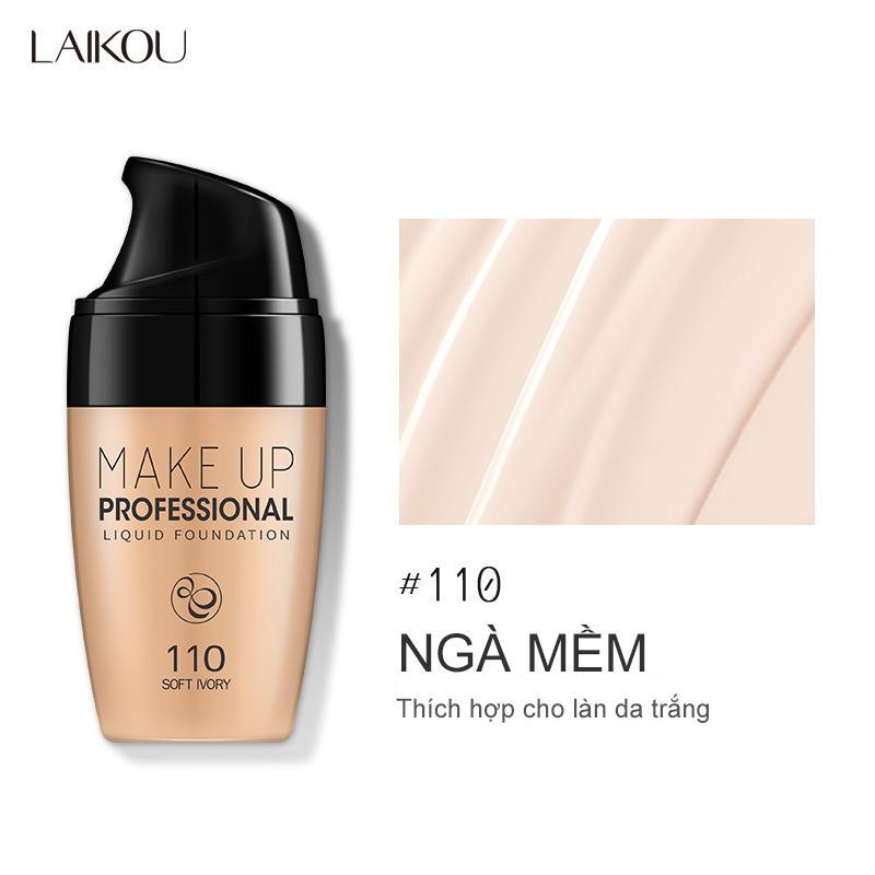 【Urbeauty】Kem nền che phủ hoàn hảo LAIKOU kem nền kiềm dầu lâu trôi foundation 30ml Kem lót kem nền Kem nền BB cream TK-KN012