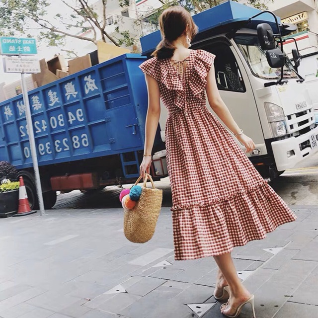 [HCM]Maxi caro đỏ phối bèo