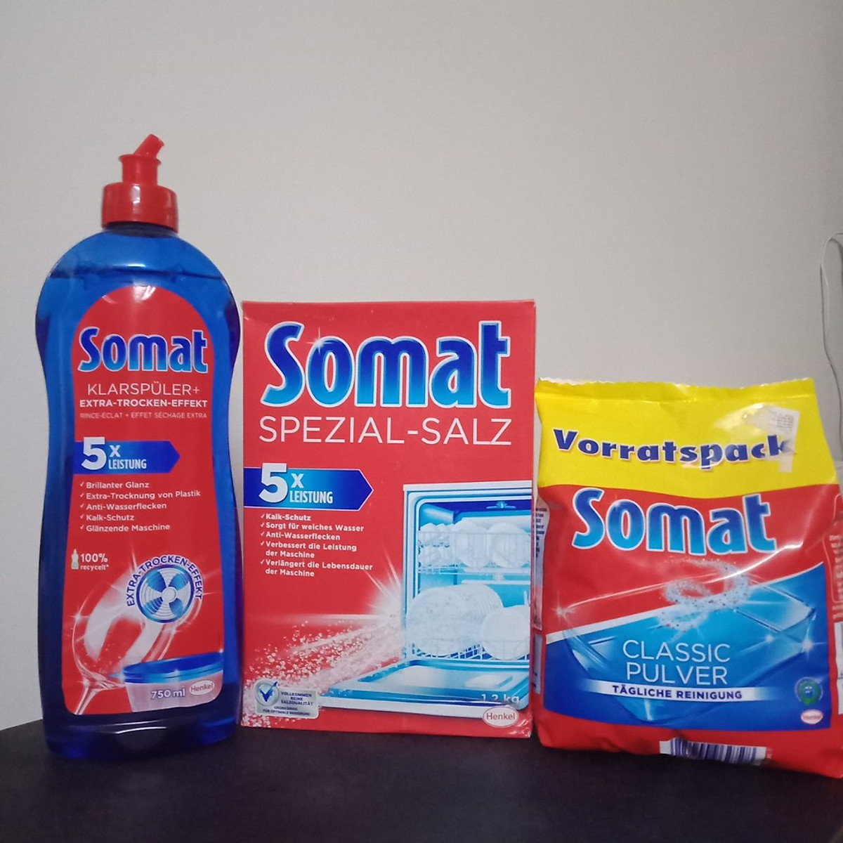 Combo bột rửa bát somat 1.2kg hoặc Muối somat 1, 2kg hoặc Nước làm bóng somat 750ml