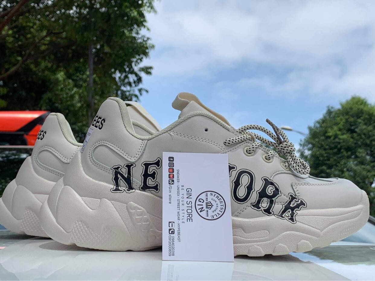 Giày sneaker thể thao đế độn MLB boston nam nữ - gin store