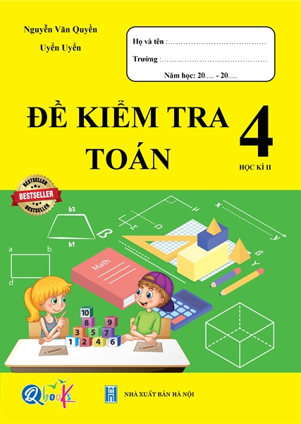 Đề kiểm tra toán 4 học kì 2