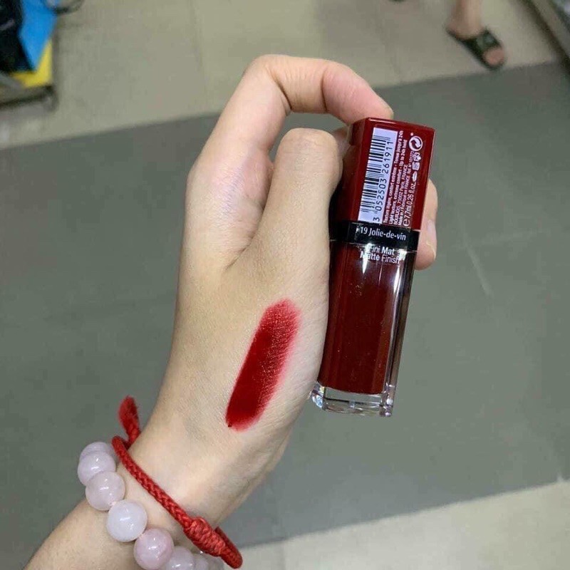 Son Bourjois velvet 19 BJ velvet đỏ mận