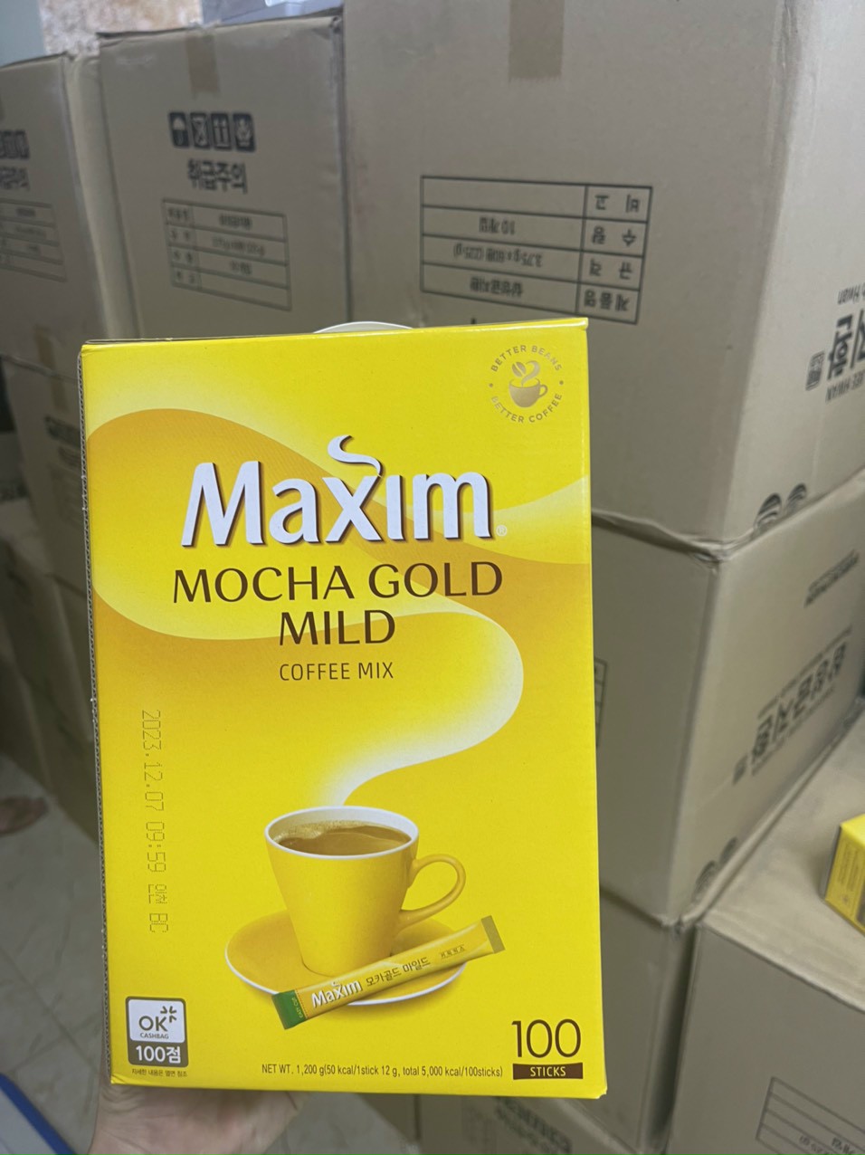 [Maxim] Cà phê Maxim Hàn Quốc Hộp 100 gói