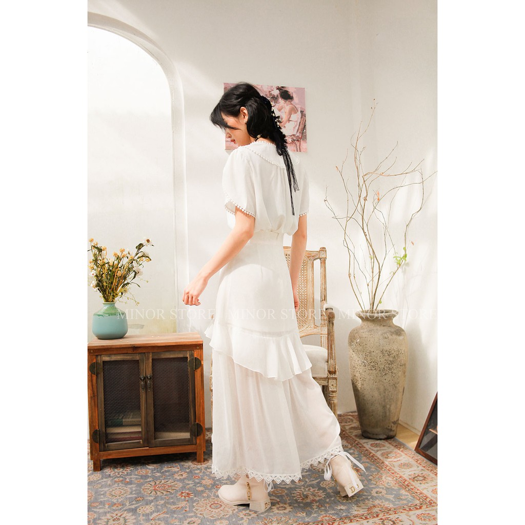 CHÂN VÁY DÀI XẺ ĐÙI SANG TRỌNG [MINOR EMILIE]