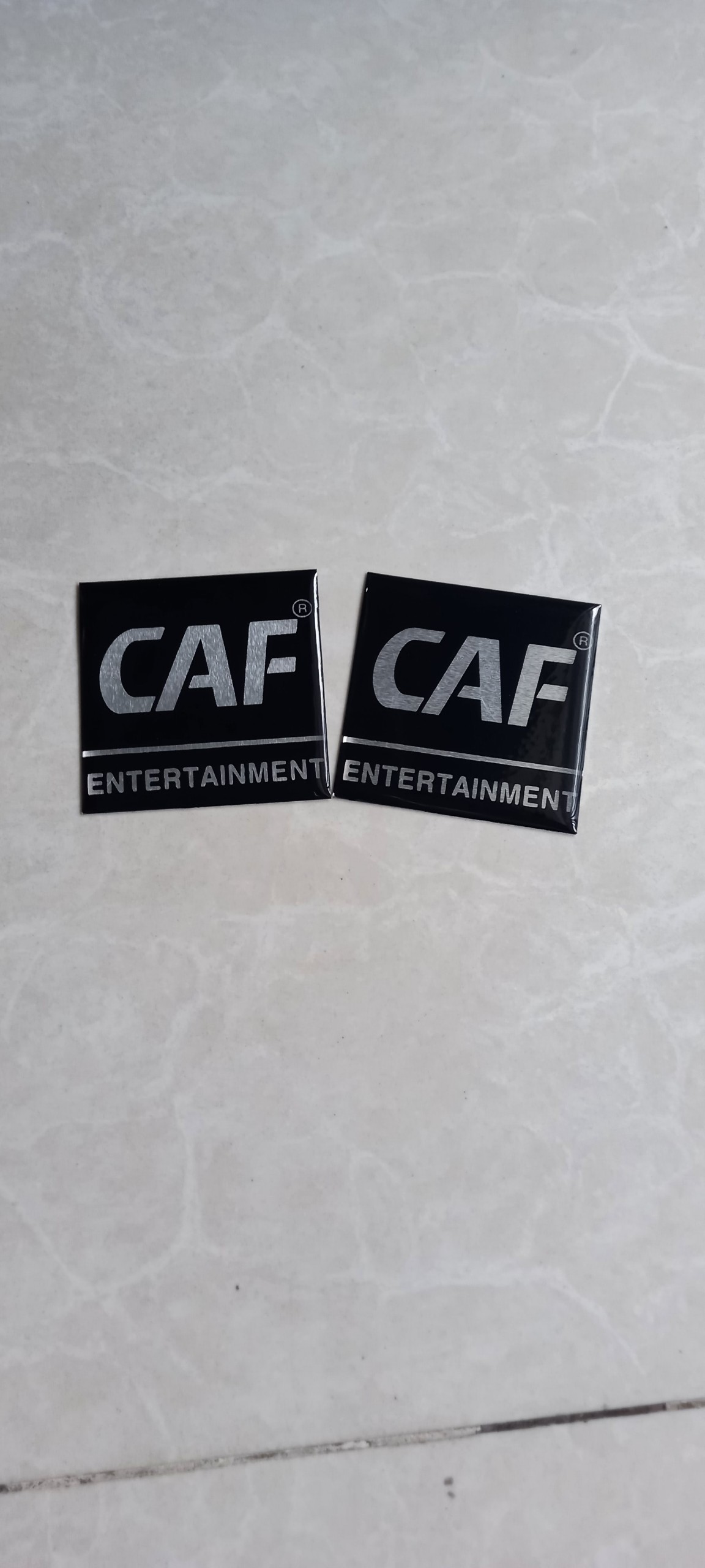 Tem Dán Thùng Loa CAF ( Trắng 1 bộ 23k)