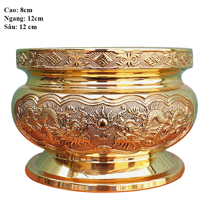 Bát Hương Bầu Bằng Đồng (4 cỡ)