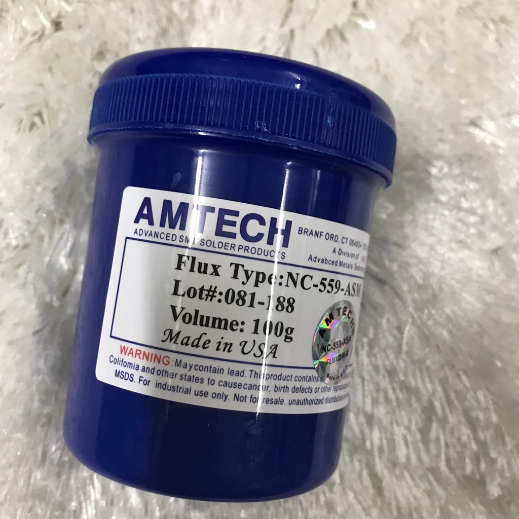 MỠ HÀN AMTECH NC-559-ASM (Hủ tròn) _TKDN