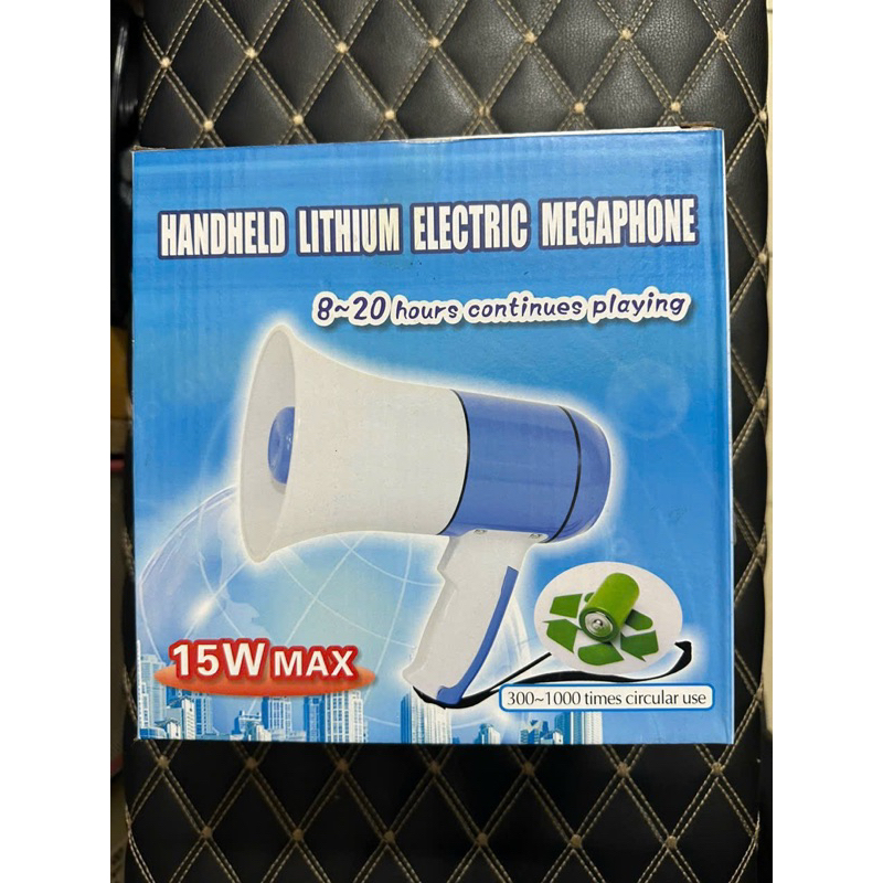 Loa phóng thanh megaphone 15w có khe thẻ nhớ và usb