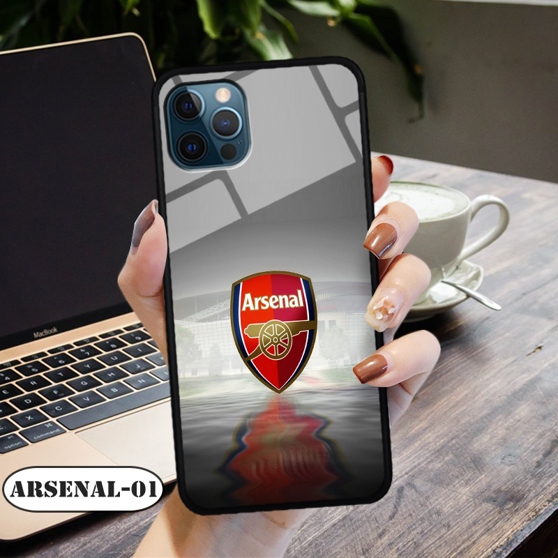 Ốp kính 3D IPHONE 12 Pro - in biểu tượng đội bóng