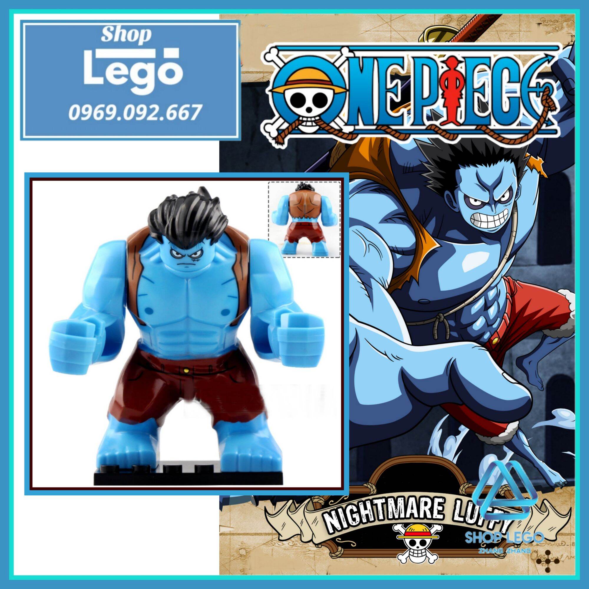 [FREESHIP MAX] Xếp hình Nightmare Luffy biến thể Đảo hải tặc One Piece mới nhất Lego Minifigures Koruit XP236 [Shop Đồ Chơi Zhang Zhang]