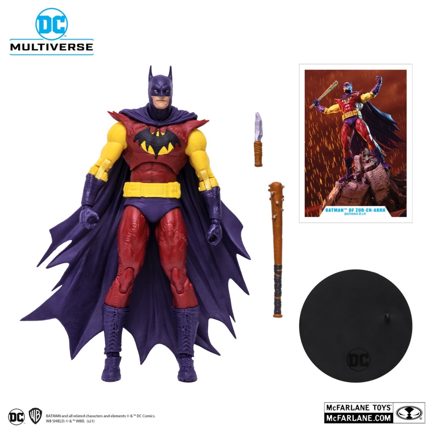 Mô hình McFarlane?DC Multiverse 7-inch?Batman . - Batman of  Zur-En-Arrh (Target Exclusive) 
