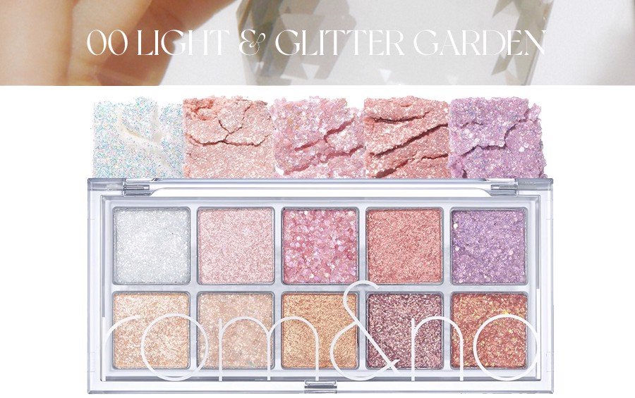 Bảng Phấn Mắt 10 Màu Lấp Lánh Romand Better Than Eye Palette
