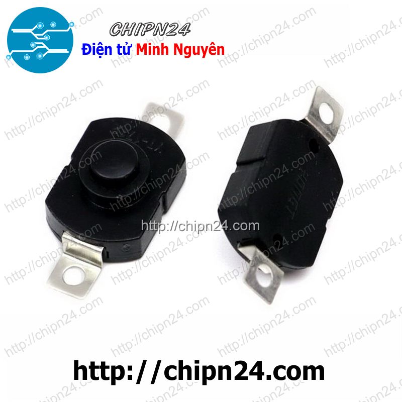 Công tắc đèn pin 2p yt-1712 đen