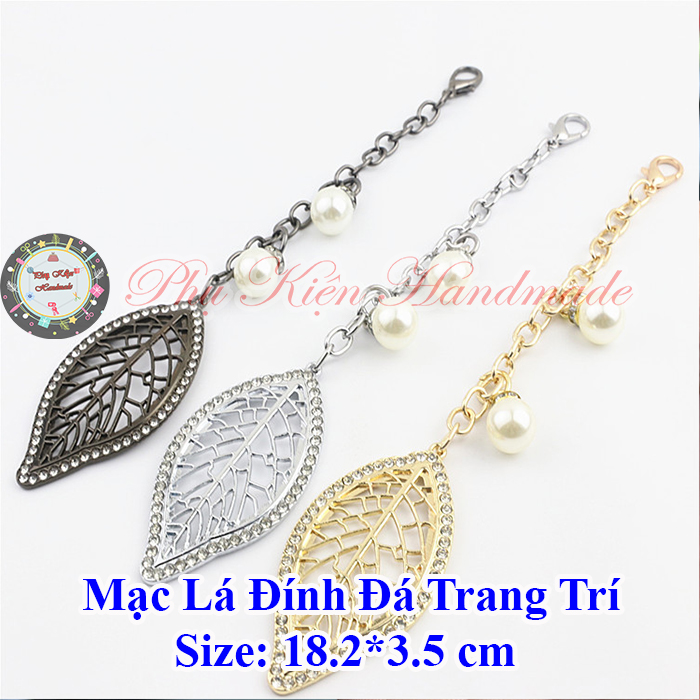 Mac Leaves with Stones Attached to Decorate Handbags (Price: 35K/Piece)