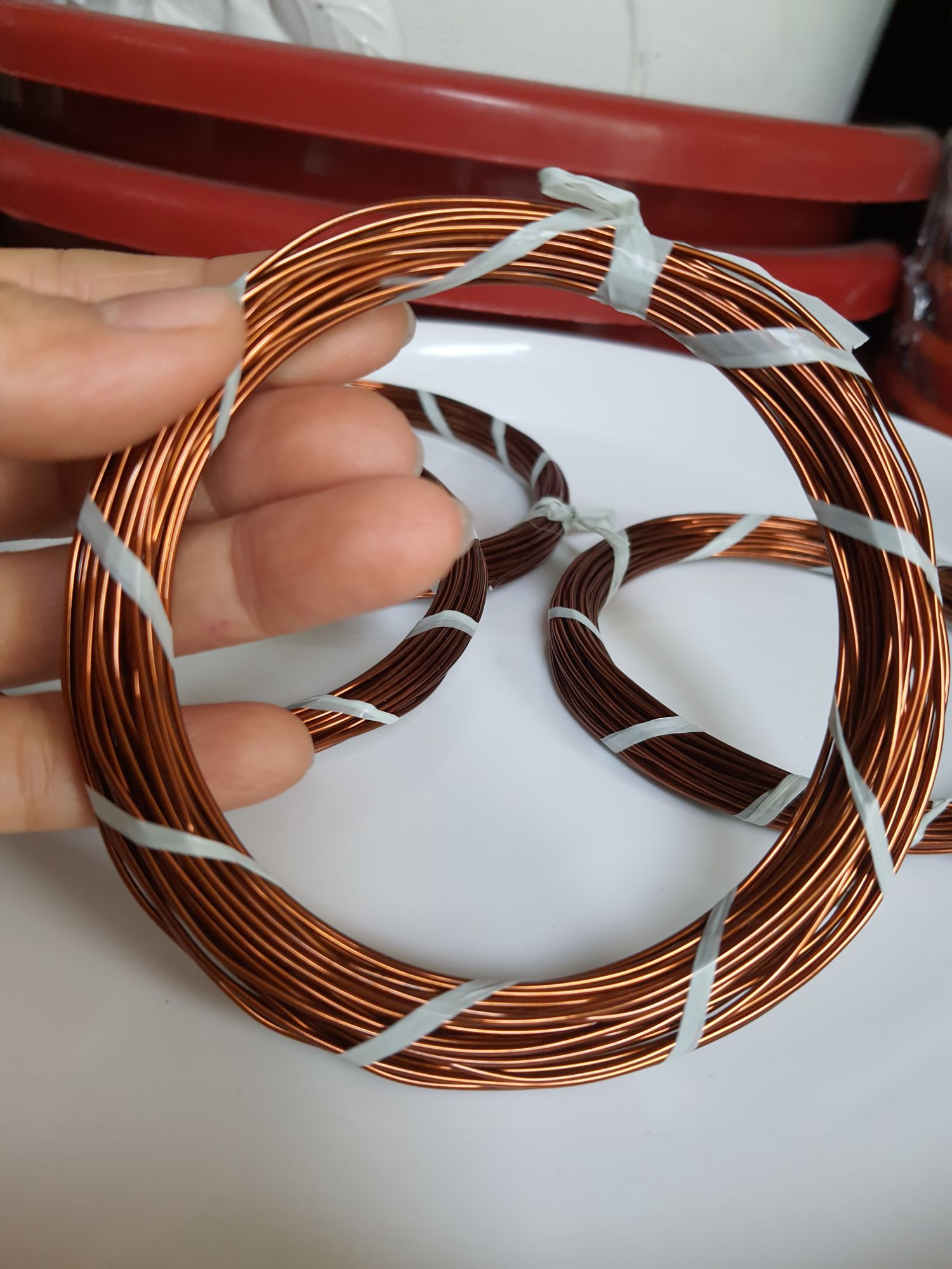 dây nhôm uốn cành 1ly2 - cuộn 20m
