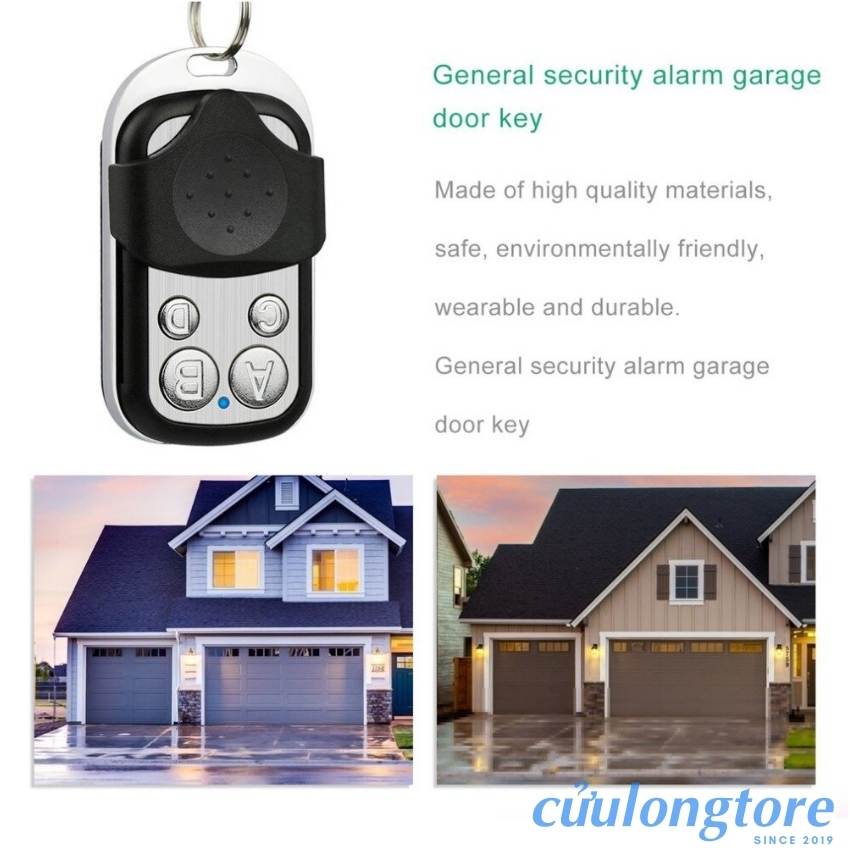 Electronic Car Rolling Door Key Copier learns the command to copy the key from the remote control 433mhz