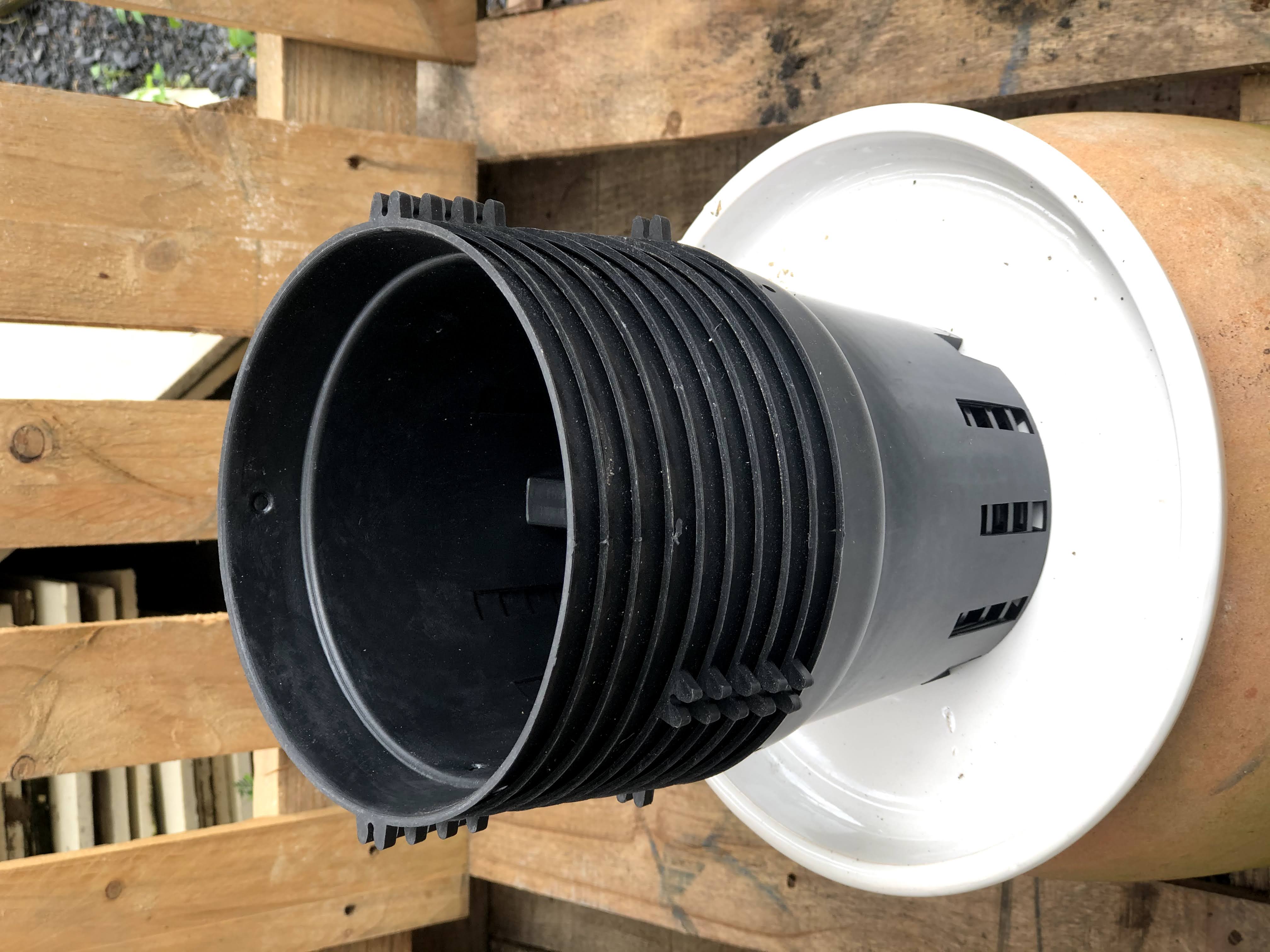 Bộ 10 chậu trồng lan kích thước fi 16 cm
