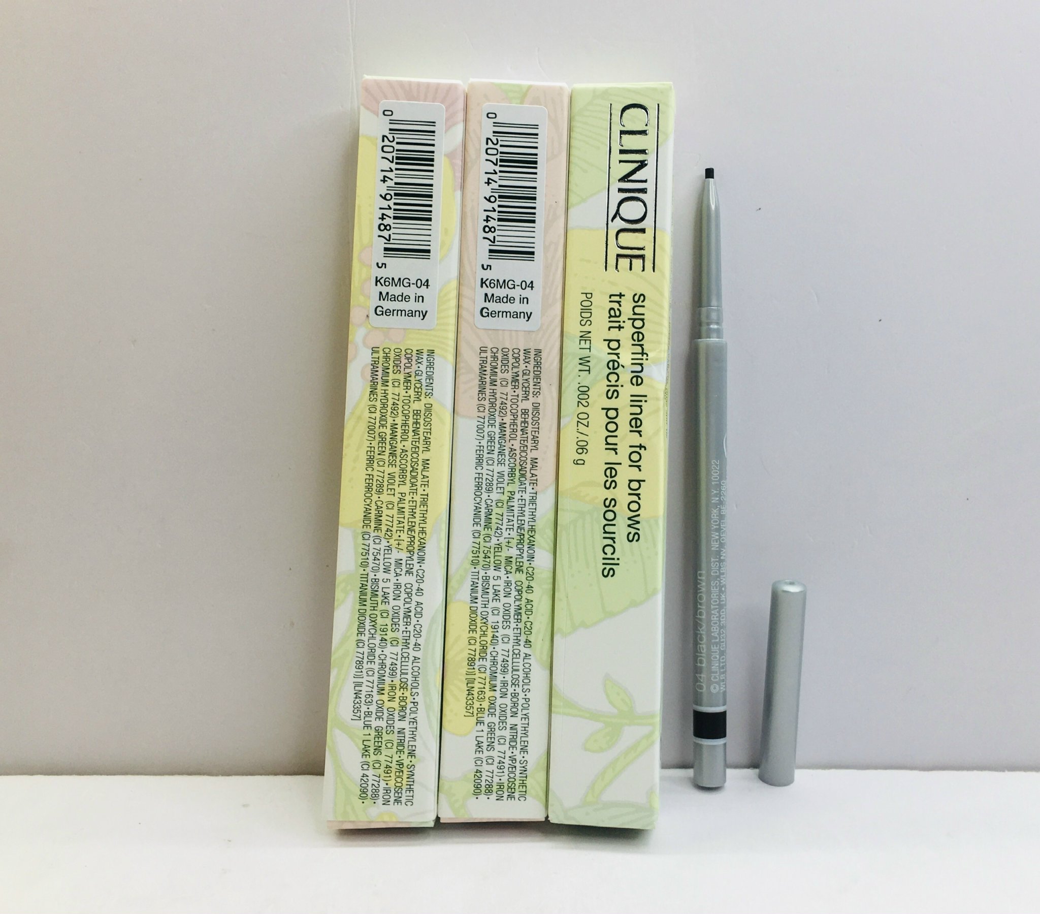 Chì kẻ lông mày Clinique superfine liner for brows của Mỹ